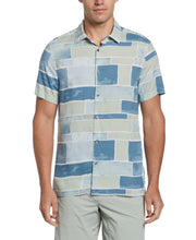 Soft Brick Print Shirt (Celestial Blue) 