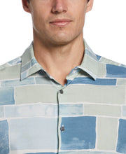 Soft Brick Print Shirt (Celestial Blue) 