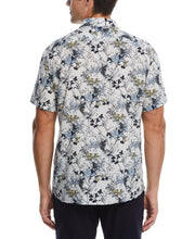 Soft Floral Print Shirt (Cashmere Blue) 