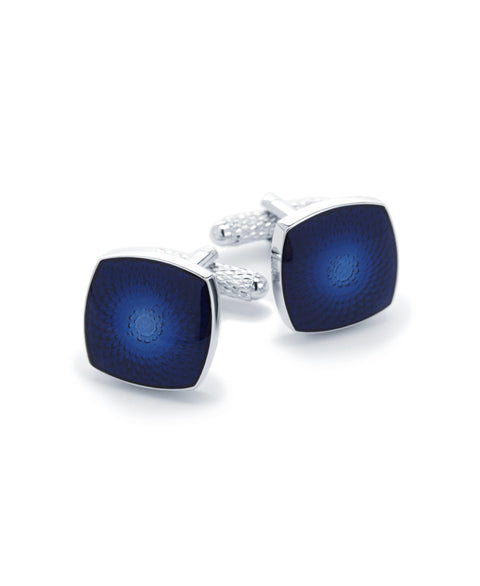Starburst Cufflink Navy Perry Ellis