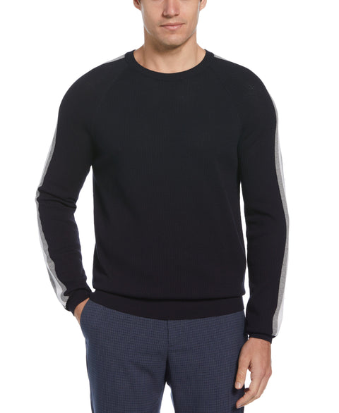 Stitch Crew Neck Sweater (Dark Sapphire) 