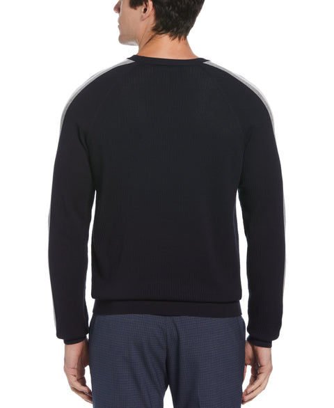 Stitch Crew Neck Sweater (Dark Sapphire) 