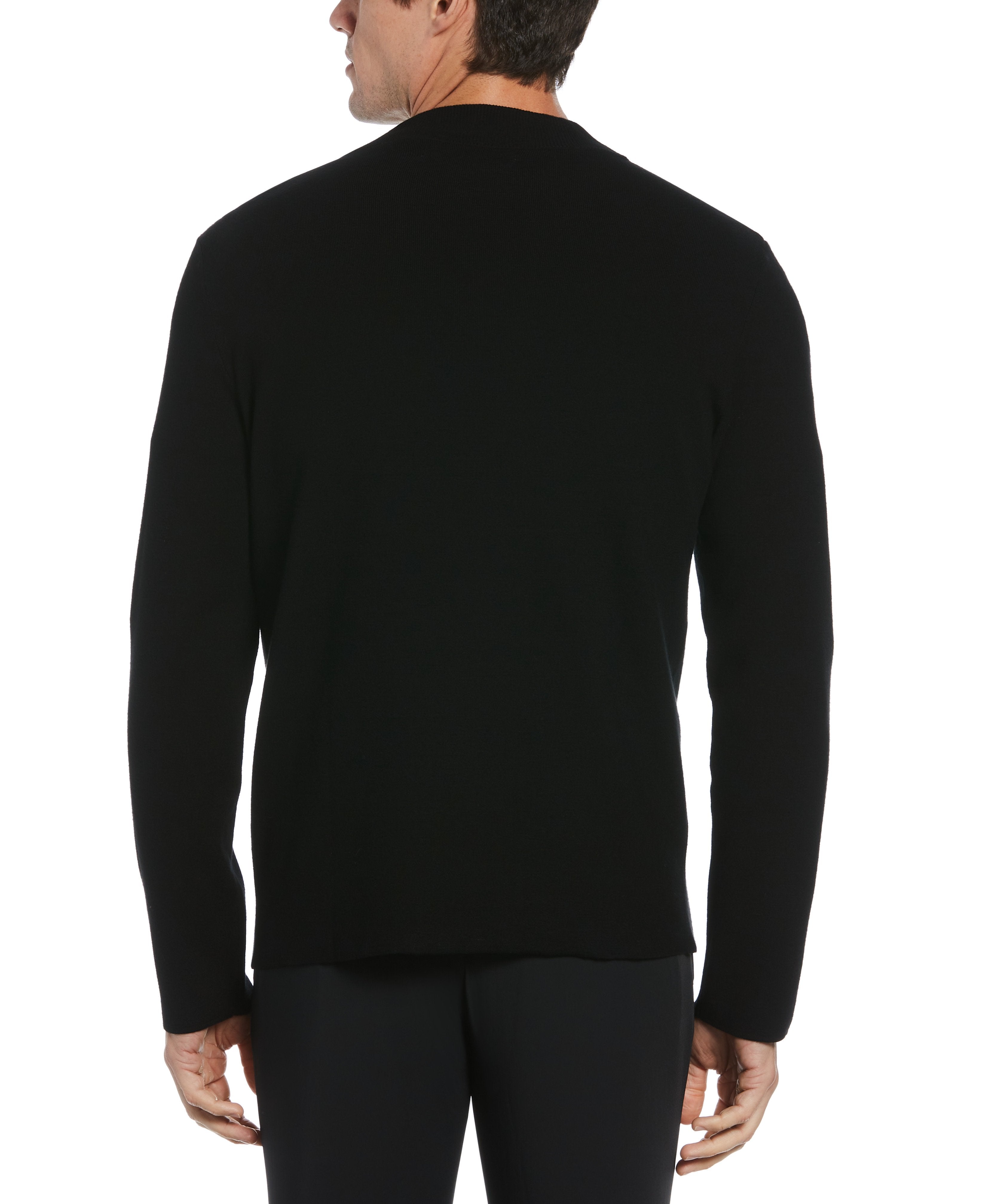 Tech Knit Open Cardigan Sweater – Perry Ellis