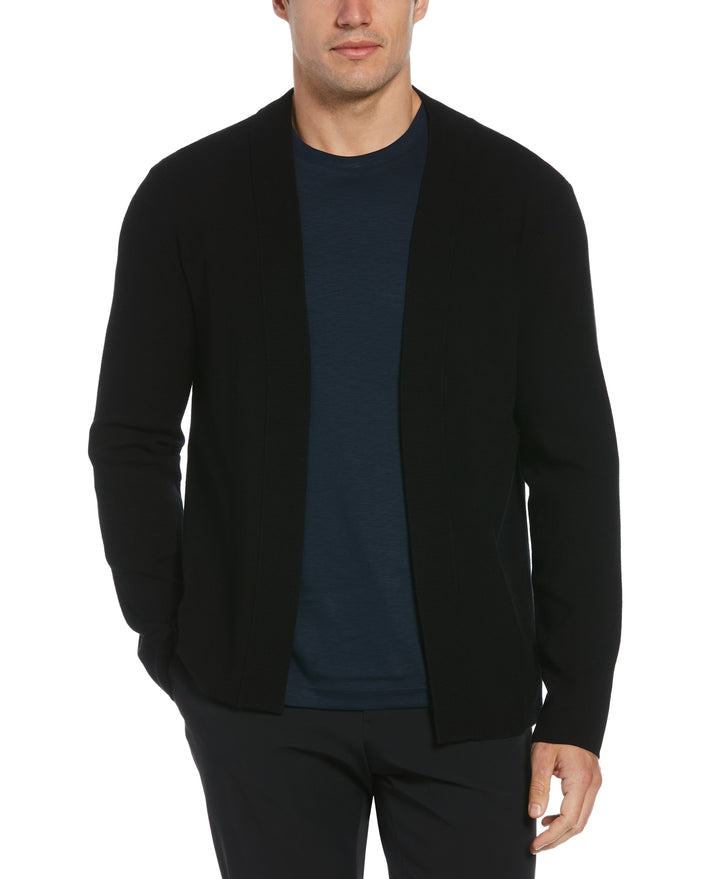 Tech Open Front Cardigan (Black) 