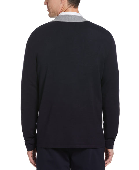 Tech Open Front Cardigan (Dark Sapphire) 