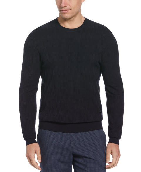 Tech Cashmere Crew Neck Sweater Charcoal Heather