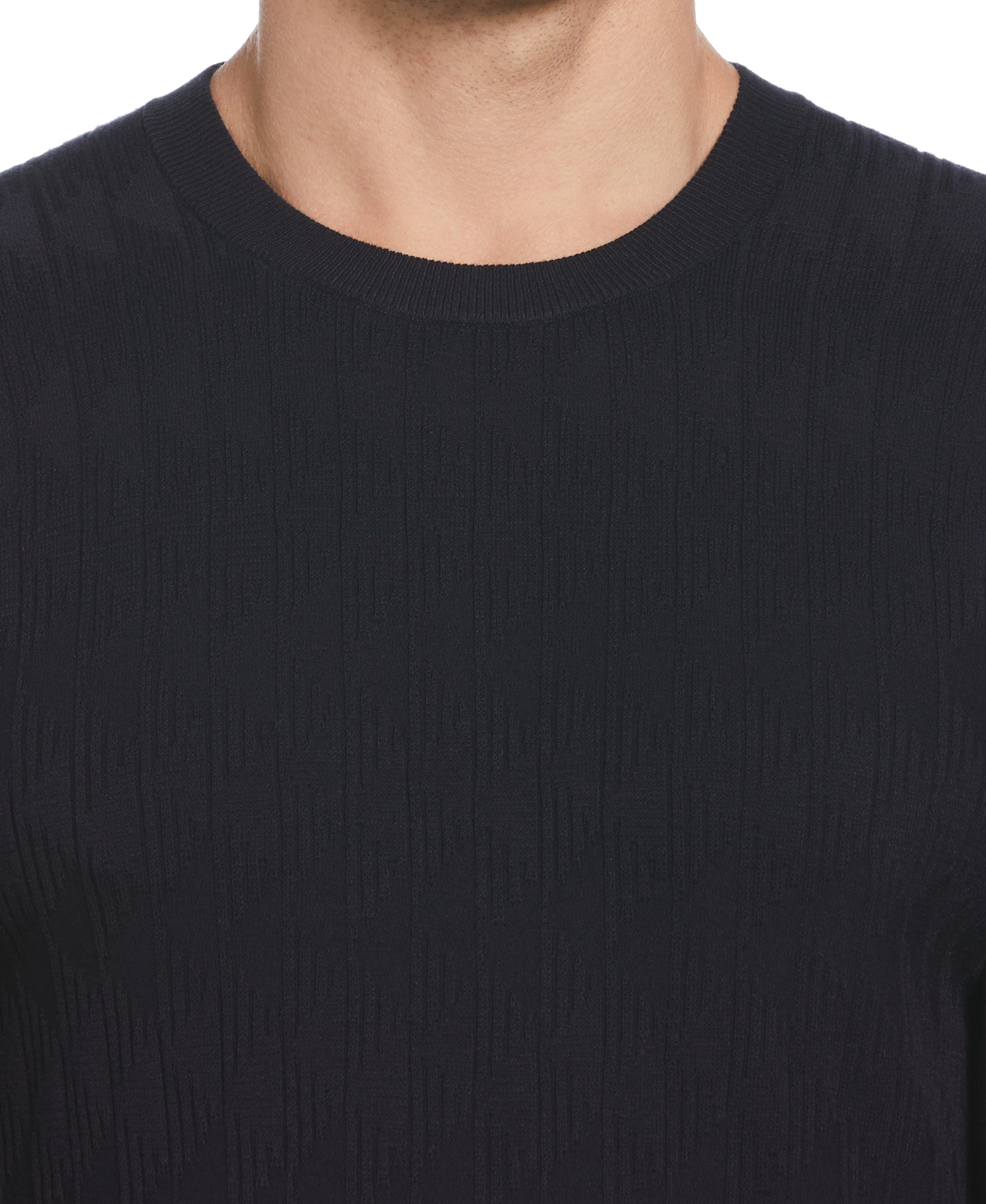 Tech Knit Stitch Crew Neck Sweater – Perry Ellis