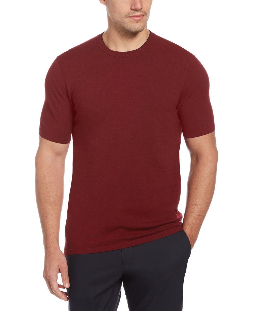 Solid Crew Sweater (Cabernet) 