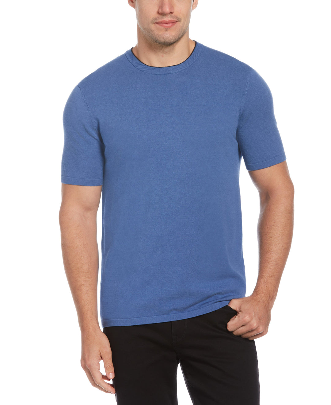 Solid Crew Sweater (Dutch Blue) 