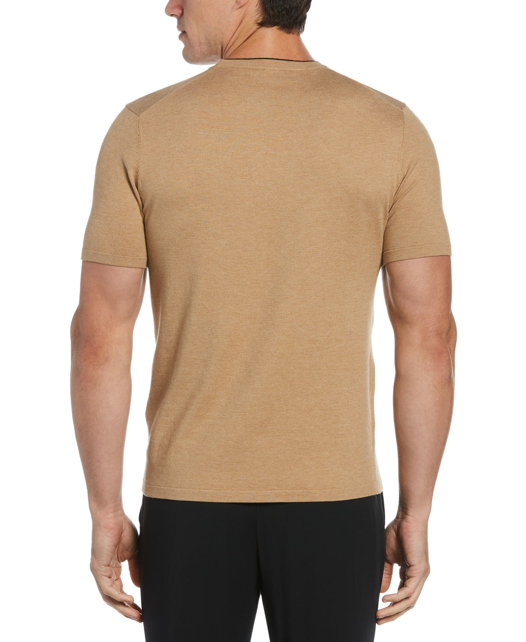 Solid Crew Sweater (Camel Heather) 