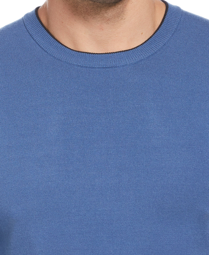 Solid Crew Sweater (Dutch Blue) 