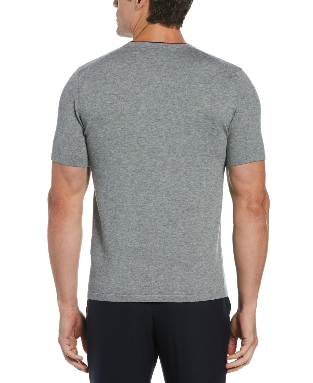 Solid Crew Sweater (Smoked Heather) 