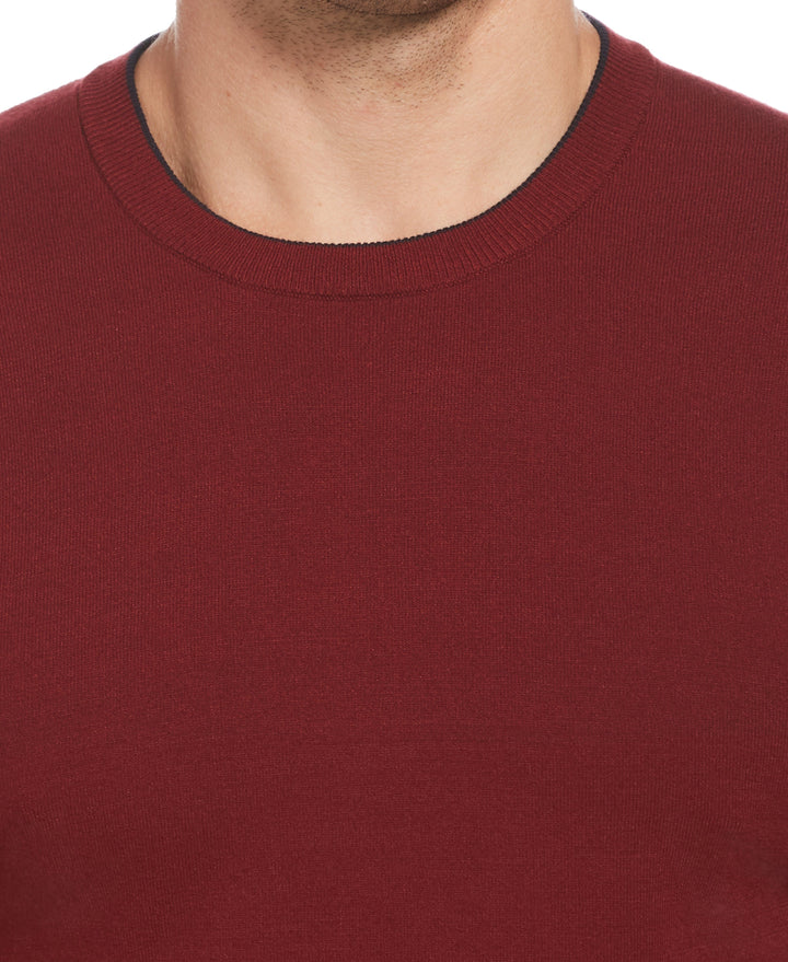 Solid Crew Sweater (Cabernet) 
