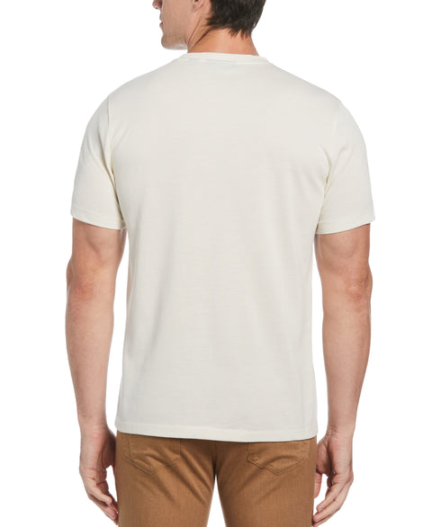 Texture Block Tee (Egret) 