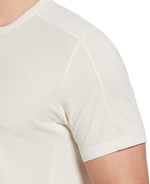 Texture Block Tee (Egret) 