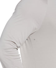 Textured Performance Polo Alloy Heather Perry Ellis