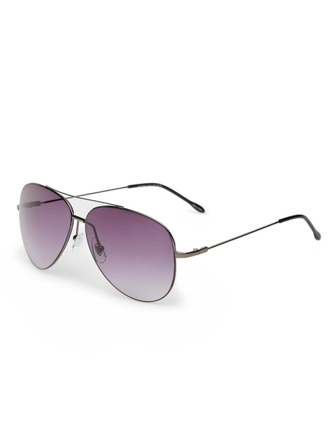 The Dual Color Sunglasses Gun/Dk Burgandy Perry Ellis
