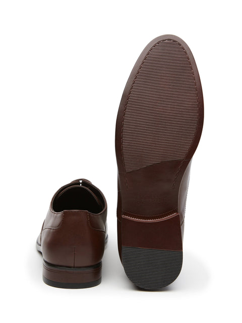 Tony Portfolio Dress Shoe Dark Brown Perry Ellis