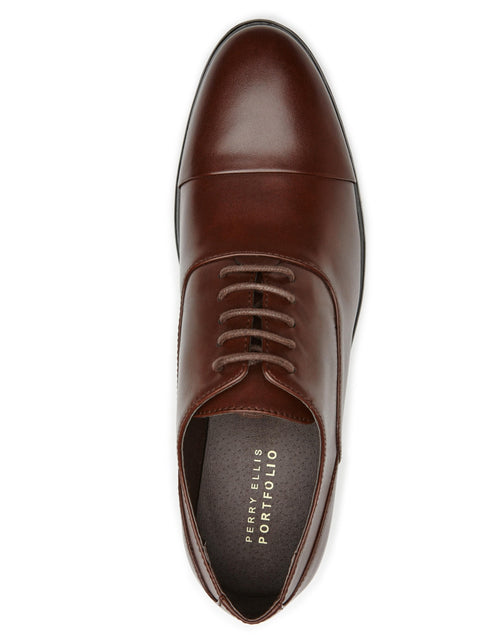 Tony Portfolio Dress Shoe Dark Brown Perry Ellis