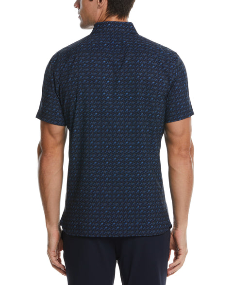 Total Stretch Geo Print Shirt (High Tide) 