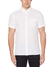 Total Stretch Seersucker Stretch Shirt Bright White Perry Ellis