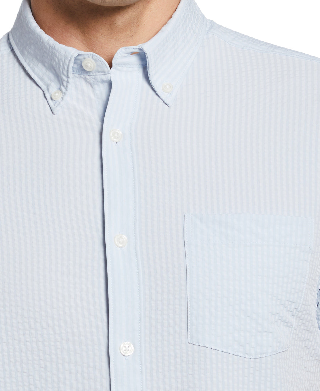 Total Stretch Seersucker Stretch Shirt – Perry Ellis