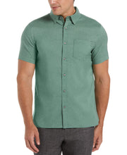 Total Stretch Slim Fit Heather Shirt (Trekking Green) 