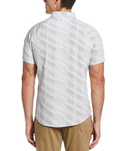 Total Stretch Slim Fit Large Abstract Print Shirt
