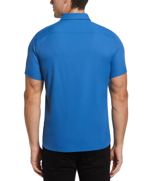 Total Stretch Slim Fit Solid Shirt (High Tide) 