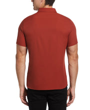 Total Stretch Slim Fit Solid Shirt (Burnt Henna) 