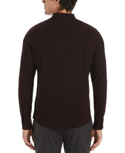 Untucked Solid Suede Twill Shirt (Port) 