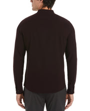 Untucked Solid Suede Twill Shirt (Port) 