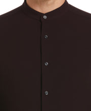 Untucked Solid Suede Twill Shirt (Port) 