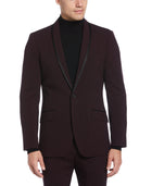 Very Slim Fit Burgundy Tuxedo Perry Ellis