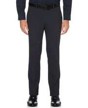 Very Slim Fit Flat Front Stretch Knit Suit Pant Dark Sapphire Perry Ellis
