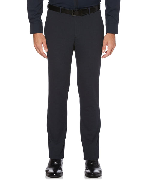 Very Slim Fit Flat Front Stretch Knit Suit Pant