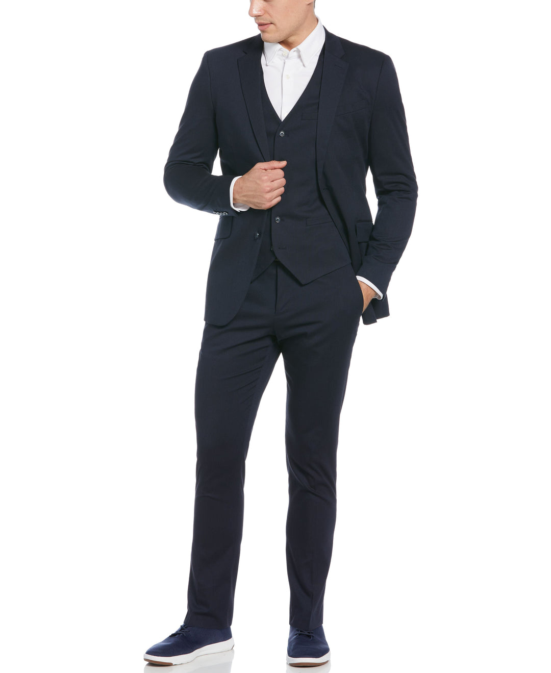 Very Slim Fit Performance Tech Suit-Jacket (Dark Sapphire)