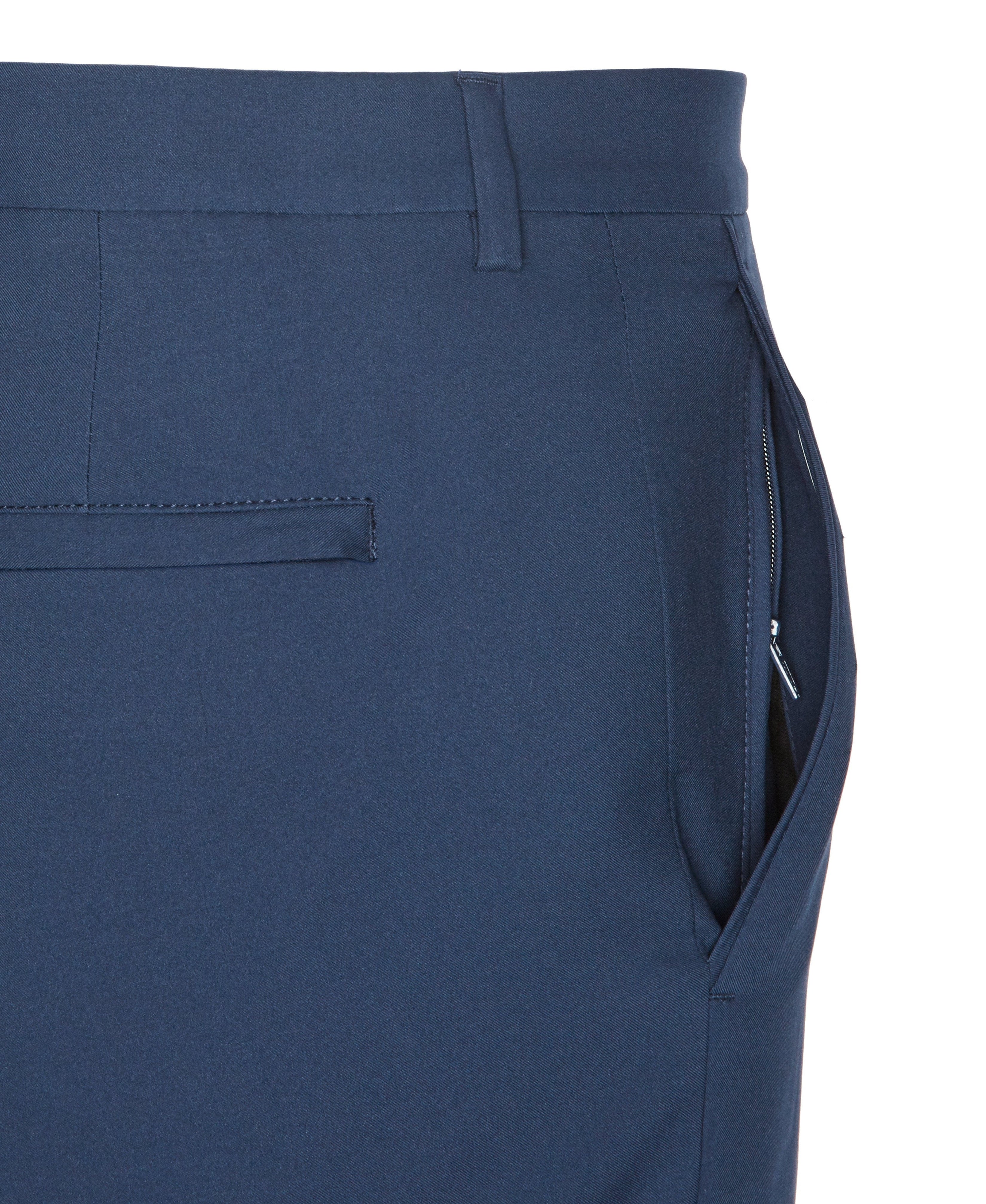 Very Slim Fit Solid Portfolio Dress Pant Perry Ellis