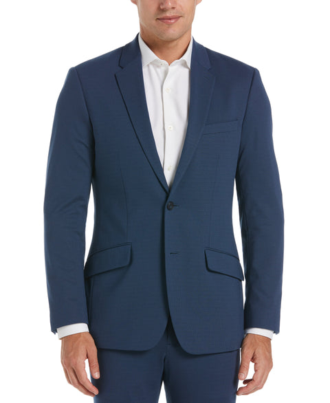 Very Slim Fit Textured Stretch Knit Suit Jacket