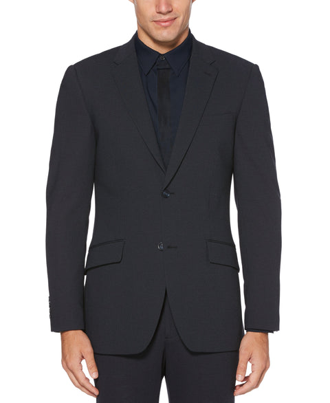 Very Slim Fit Textured Stretch Knit Suit Jacket