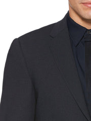 Very Slim Fit Textured Stretch Knit Suit Jacket