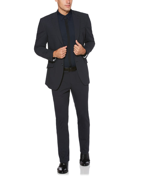 Very Slim Fit Textured Stretch Knit Suit Jacket