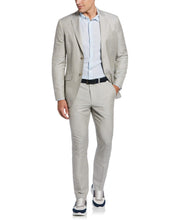 Very Slim Linen Blend Textured Suit Jacket