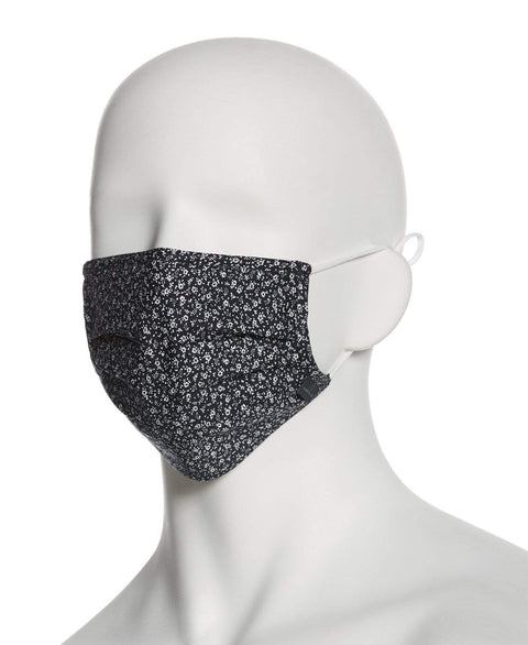 Reusable Poplin 3 Pack Pleated Fabric Face Mask Assorted Perry Ellis