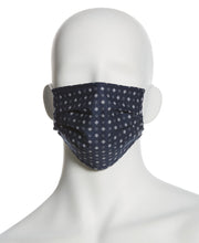 Reusable Poplin 3 Pack Pleated Fabric Face Mask Assorted Perry Ellis