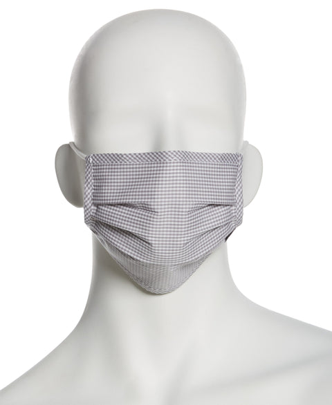 Reusable Poplin 3 Pack Pleated Fabric Face Mask Assorted Perry Ellis