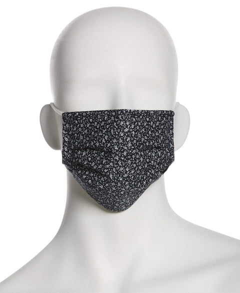 Reusable Poplin 3 Pack Pleated Fabric Face Mask Assorted Perry Ellis