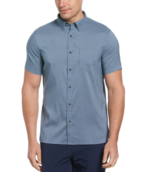 Total Stretch Big & Tall Heather Shirt (Dark Denim) 