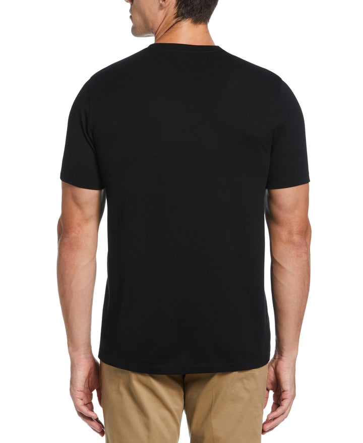 Big & Tall Color Block Tee (Black) 