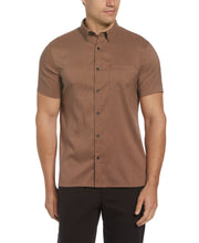 Total Stretch Big & Tall Heather Shirt (Bitter Chocolate) 